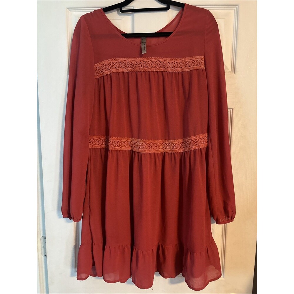Swimsuit Cover Entro dress SZ L Sheer